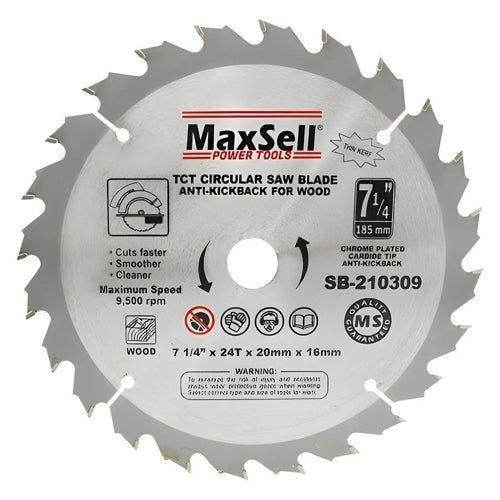 MaxSell MaxSell Tungsten Carbide Tip Circular Saw Blade Thin Kerf For Wood, Power Tools Bits, Blades & Discs — Southend Phili