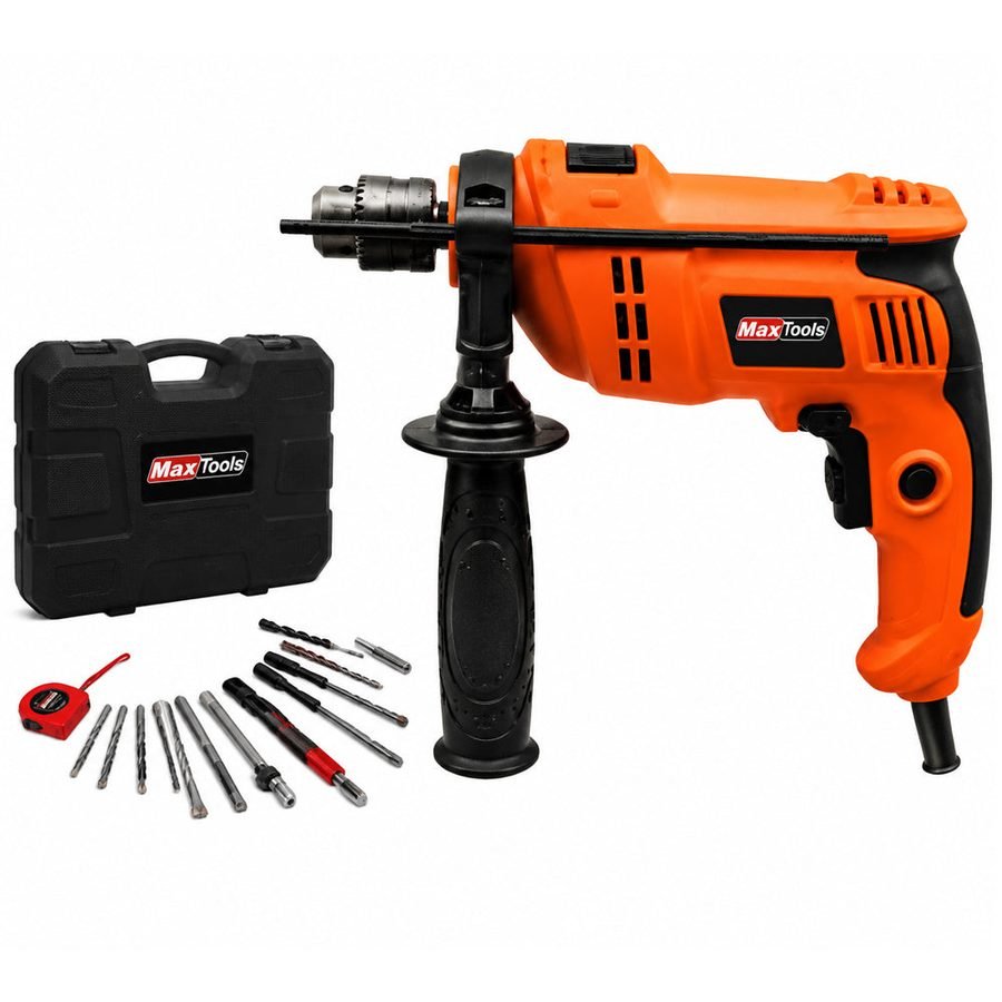 Maxtools MaxTools MSD-1055VSR 10MM Hammer Drill Kit, Power Tools Drills & Drivers — Southend Philippines