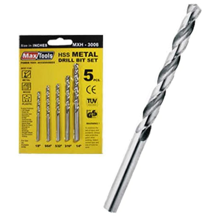 Maxtools MaxTools MXH-3006 HSS Drill Bit Set 5 Pcs, Power Tools Drills & Drivers — Southend Philippines