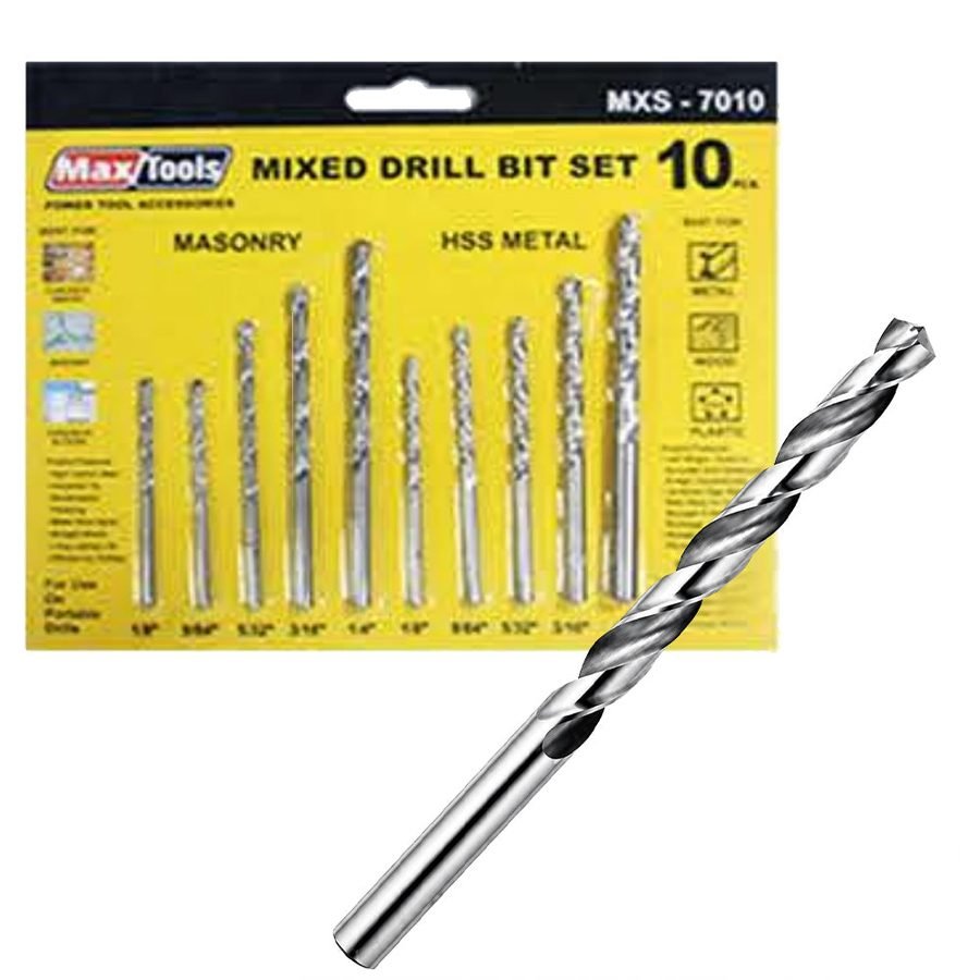 MaxTools MXS-7010 Mixed Drill Bit Set