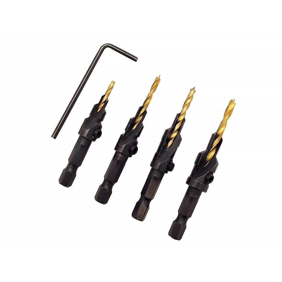 Milescraft Milescraft CounterBit Set 4pcs Countersink Drill Bits (5341), Power Tools Drills & Drivers — Southend Philippines