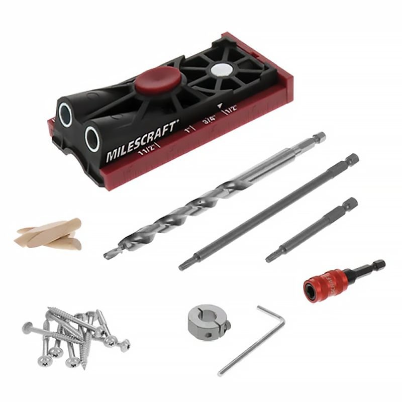 Milescraft Milescraft PocketJig200 Pocket Hole Jig Kit (1325), Power Tools Woodworking Jigs & Clamps — Southend Philippines
