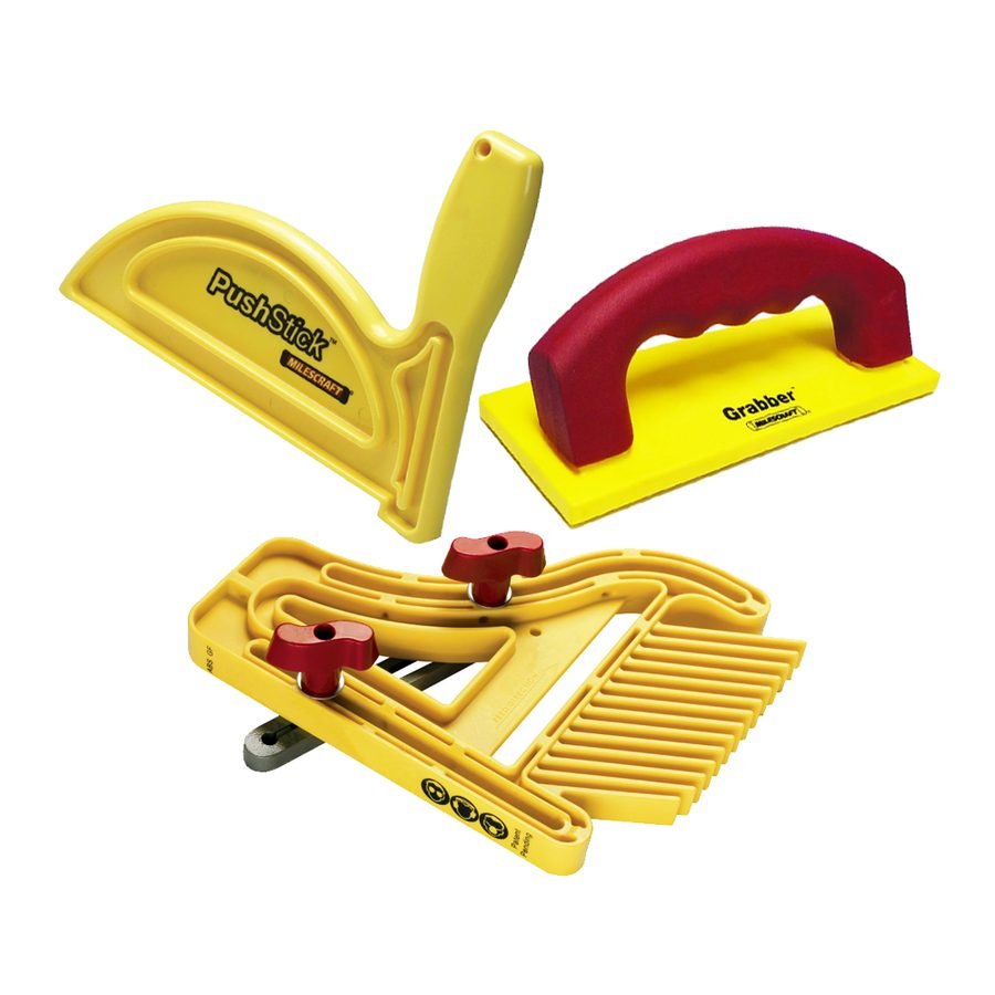 Milescraft Milescraft Safety Kit W/ FeatherBoard, Push Stick & Grabber (7334), Power Tools Saws — Southend Philippines