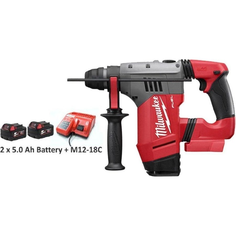 Milwaukee Milwaukee M18CHPX-502C Cordless SDS-Plus Rotary Hammer, Power Tools Rotary & Demolition Hammers — Southend Philippi