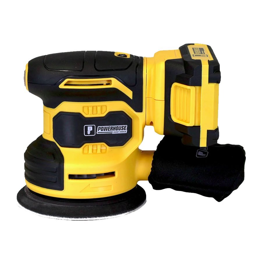 Powerhouse PH-20V-WLPRO-ROS125MM Cordless Random Orbital Sander — Power Tools, Southend Philippines
