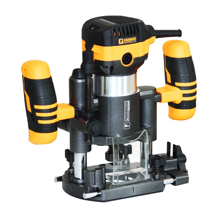 Powerhouse Powerhouse PH-ETRM-800 2in1 Electric Trimmer W/ Plunge Router Base, Power Tools Routers & Planers — Southend Phili