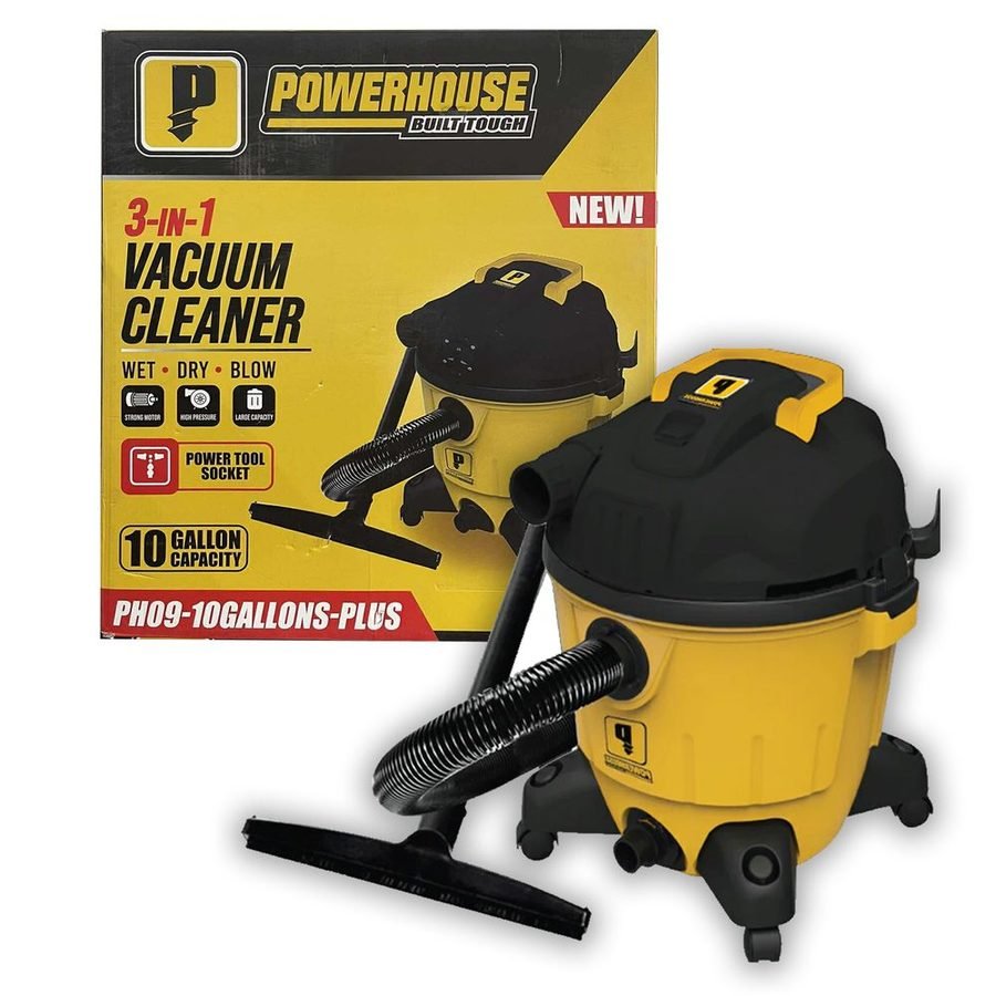 Powerhouse Powerhouse PH09-10 Gallons-Plus Wet & Dry Vacuum Cleaner (Power Tool Soc, Power Tools Blowers & Vacuums — Southend