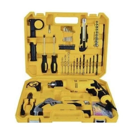Powerhouse Powerhouse PHB-IMPACT720S-108SET Impact Drill / Hammer Drill With Hand T, Power Tools Drills & Drivers — Southend 