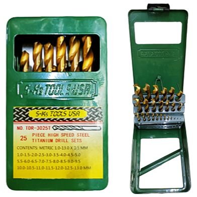S-Ks HSS Titanium Metal Drill Bit Set, Power Tools Drills & Drivers — Southend Philippines