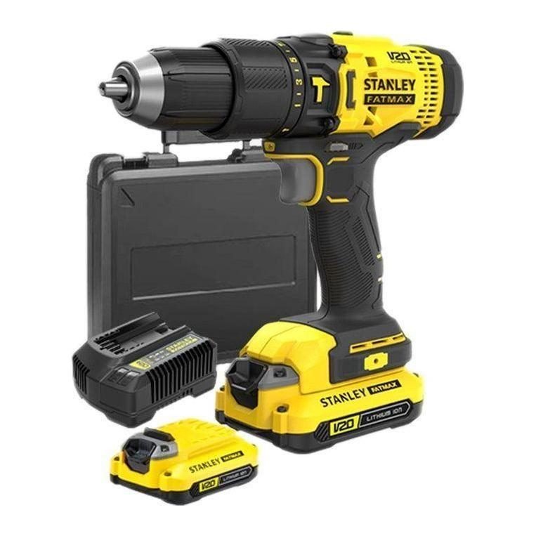 Stanley Stanley SCD711D2K 20V Cordless Hammer Drill 13mm, Power Tools Drills & Drivers — Southend Philippines