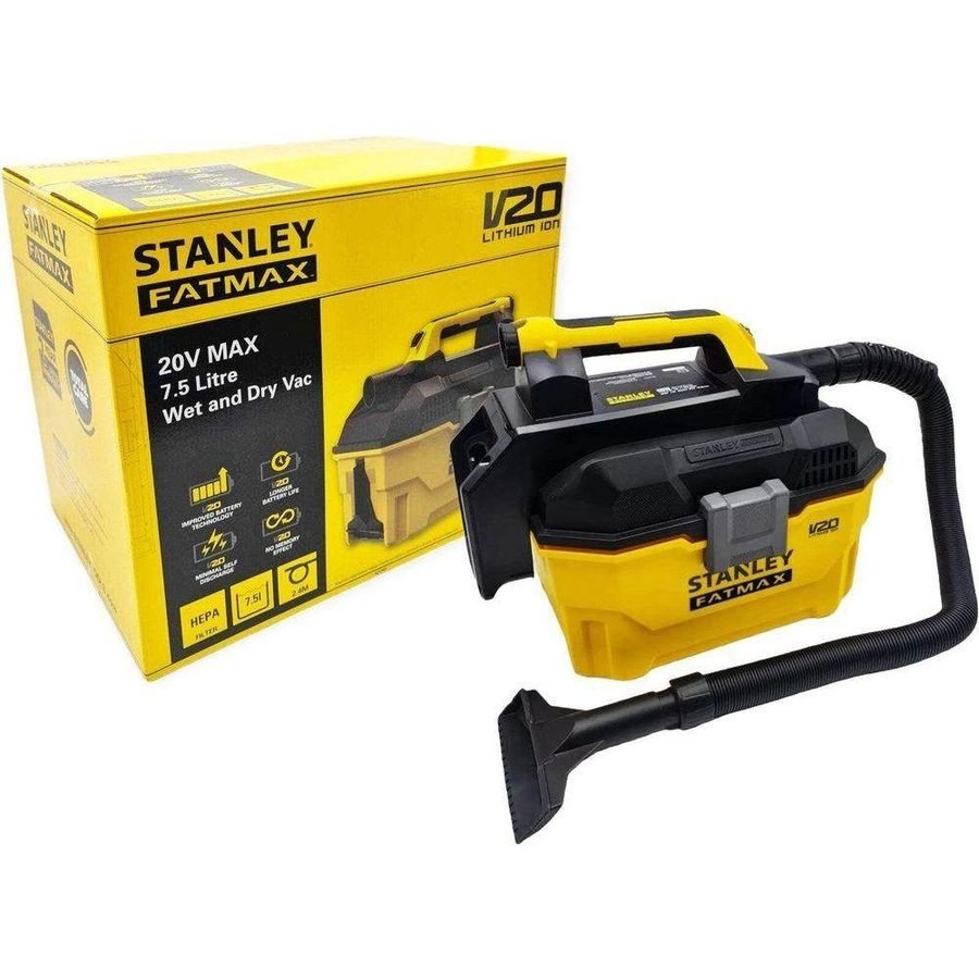 Stanley Stanley SCV002 20V Cordless Wet & Dry Vacuum 7.5L (Bare), Power Tools Blowers & Vacuums — Southend Philippines