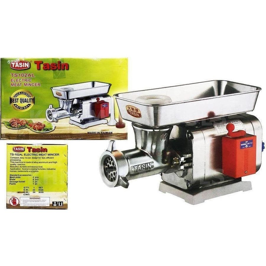 Tasin TS-102AL Stainless Electric Meat Mincer / Grinder