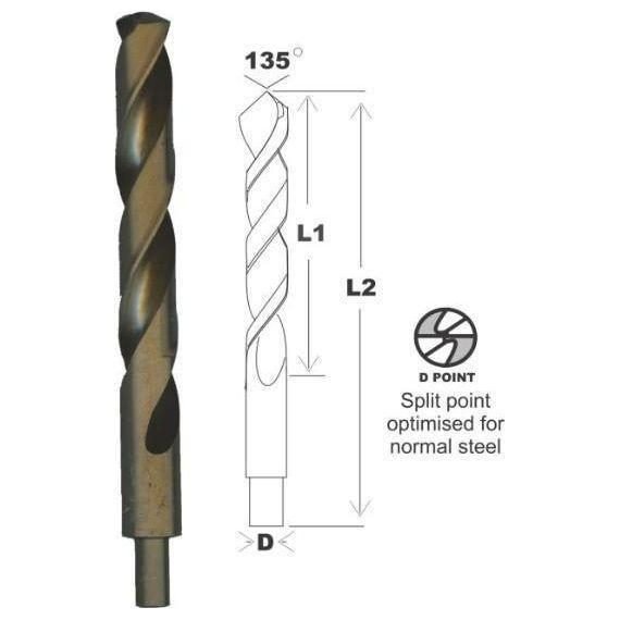 Tatara Tatara Cobalt Half Shank Drill Bit, Power Tools Drills & Drivers — Southend Philippines