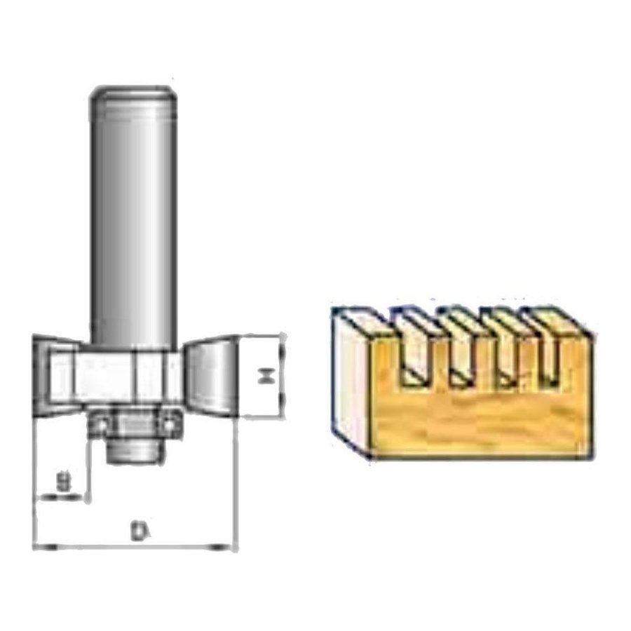 Tatara Tatara T-Slotting Cutter Router Bit With Bearing, Power Tools Bits, Blades & Discs — Southend Philippines