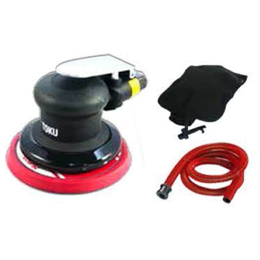 Toku Toku ES-680G5 Pneumatic Air Orbital Sander 5" With Vacuum, Power Tools Sanders — Southend Philippines