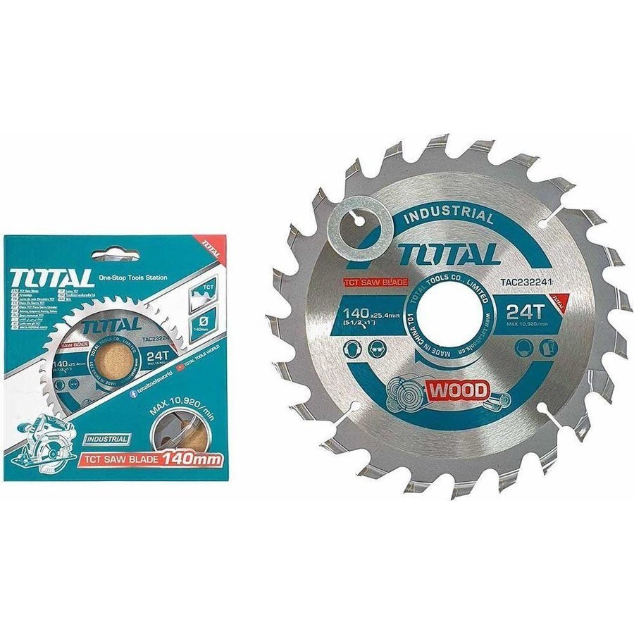 Total Total TAC232241 Circular Saw Blade 5-1/2" X 24T, Power Tools Bits, Blades & Discs — Southend Philippines