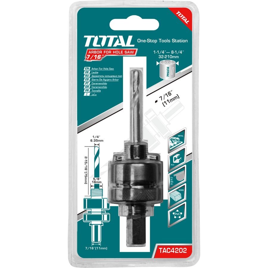 Total TAC4202 Arbor For Hole Saw