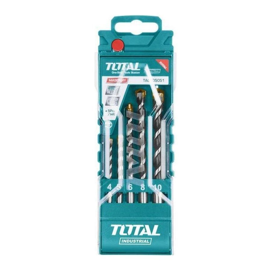Total Total TACSD5051 5pcs Masonry Drill Bit Set, Power Tools Bits, Blades & Discs — Southend Philippines
