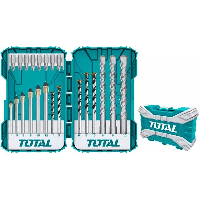 Total Total TACSDL12201 22pcs Mixed Drill & Screwdriver Bits, Power Tools Bits, Blades & Discs — Southend Philippines