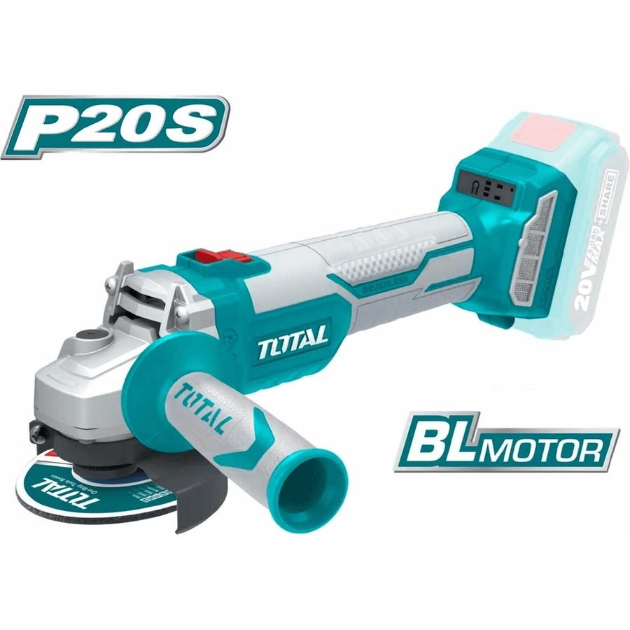 Total Total TAGLI1002 20V Cordless Brushless Angle Grinder (Bare), Power Tools Grinders — Southend Philippines