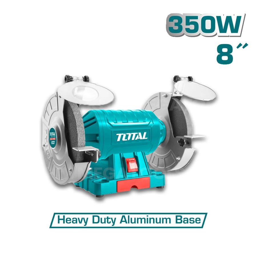 Total Total TBG35020.5 Bench Grinder 8" 350W, Power Tools Grinders — Southend Philippines