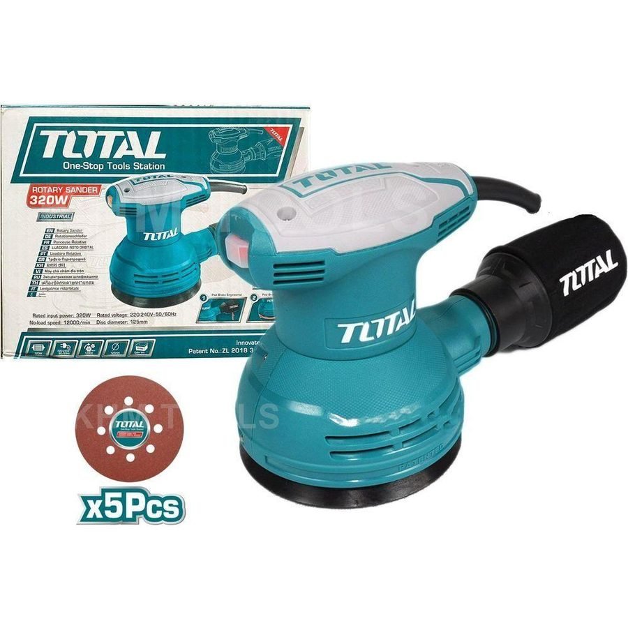 Total Total TF2031256 Rotary Sander 320W, Power Tools Sanders — Southend Philippines