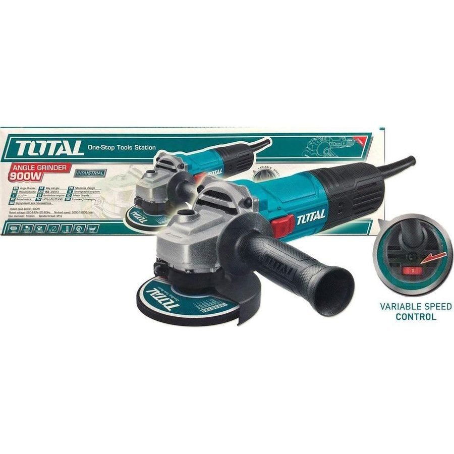 Total Total TG109100565 Angle Grinder 4" (Variable Speed), Power Tools Grinders & Polishers — Southend Philippines