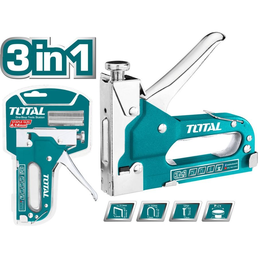 Total Total THT31143 3-In-1 Staple Gun, Power Tools Cordless Guns & Riveters — Southend Philippines