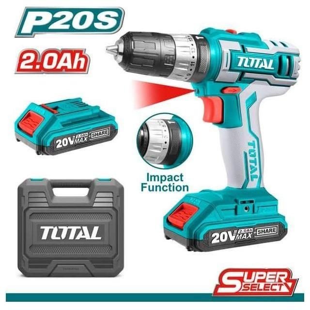 Total TIDLI200215 20V Cordless Hammer Drill