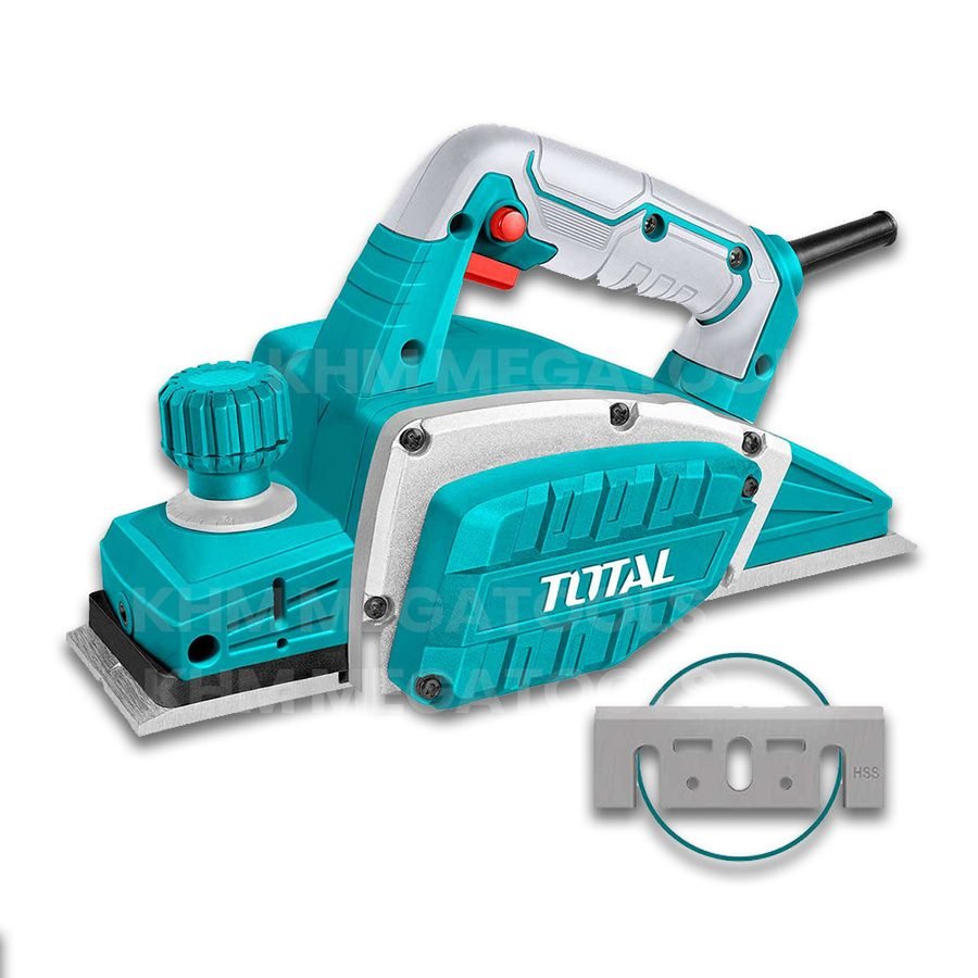 Total Total TL7508226UP Wood Planer 3-1/4" 750W, Power Tools Routers & Planers — Southend Philippines