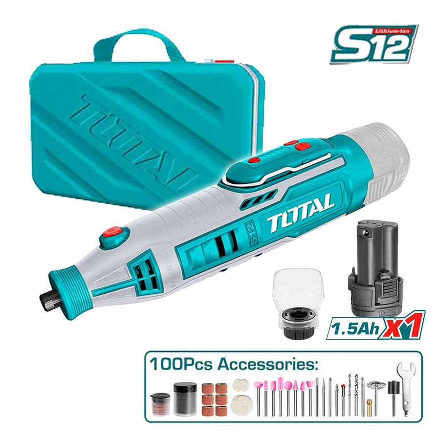 Total Total TMGLI12011 Li-Ion Die Grinder 12V, Power Tools Grinders — Southend Philippines
