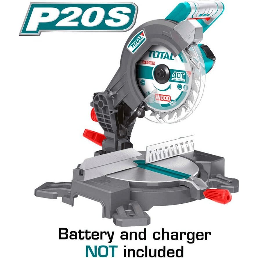 Total Total TMS2001 Cordless Miter Saw (Bare), Power Tools Saws & Cutters — Southend Philippines