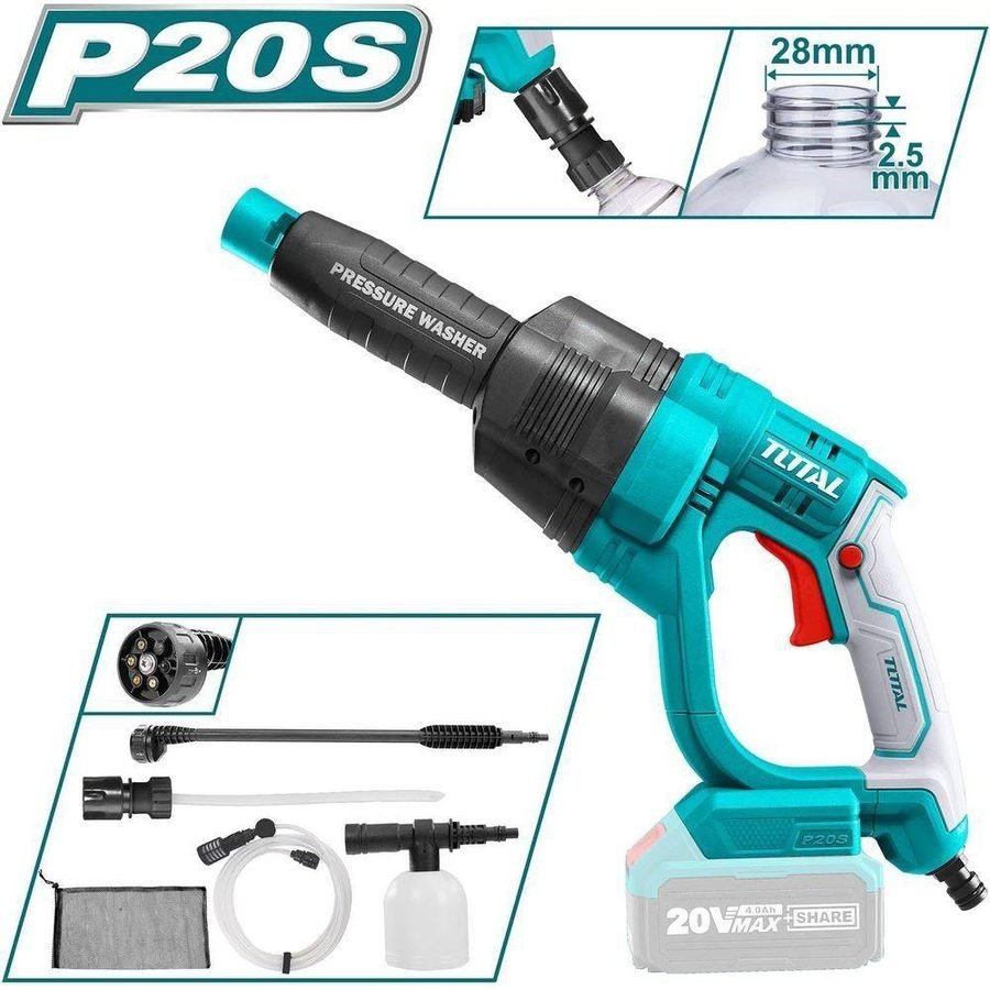 Total TPWLI2008 20V Cordless Pressure Washer (Bare)