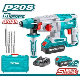 Total Total TRHLI202287 Li-Ion Rotary Hammer 20V Ss, Power Tools Rotary & Demolition — Southend Philippines