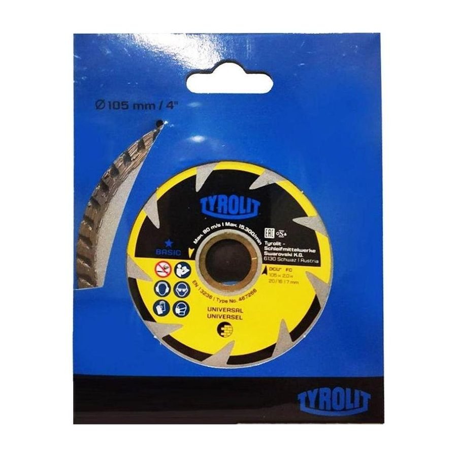 Tyrolit Diamond Cut Off Wheel [Basic], Power Tools Grinders — Southend Philippines