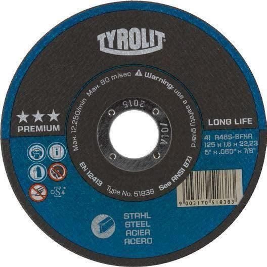 Tyrolit Straight Cut Off Wheel [Premium], Power Tools Grinders — Southend Philippines