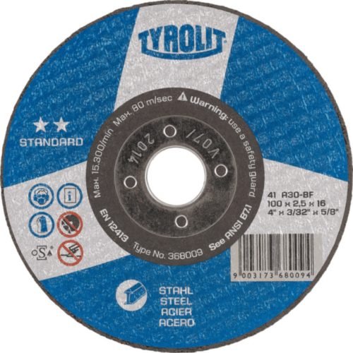 Tyrolit Straight Cut Off Wheel [Standard], Power Tools Grinders & Polishers — Southend Philippines