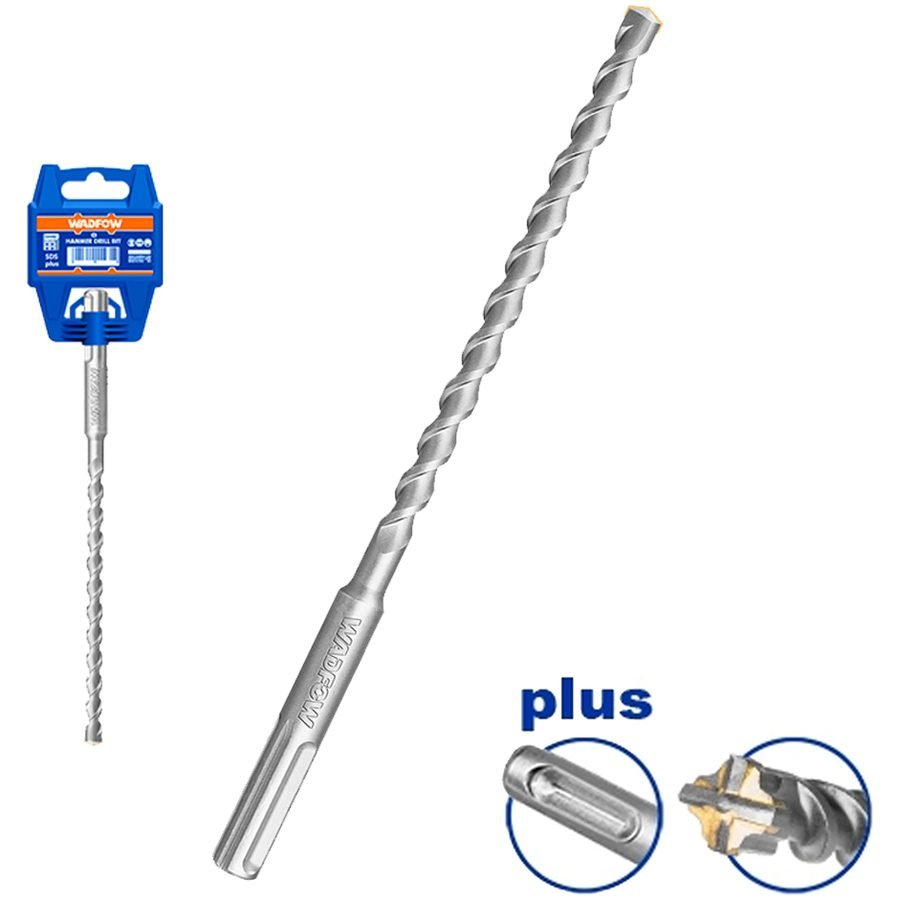 Wadfow Wadfow Hammer Drill Bit SDS Plus (Double Flute), Power Tools Bits, Blades & Discs — Southend Philippines