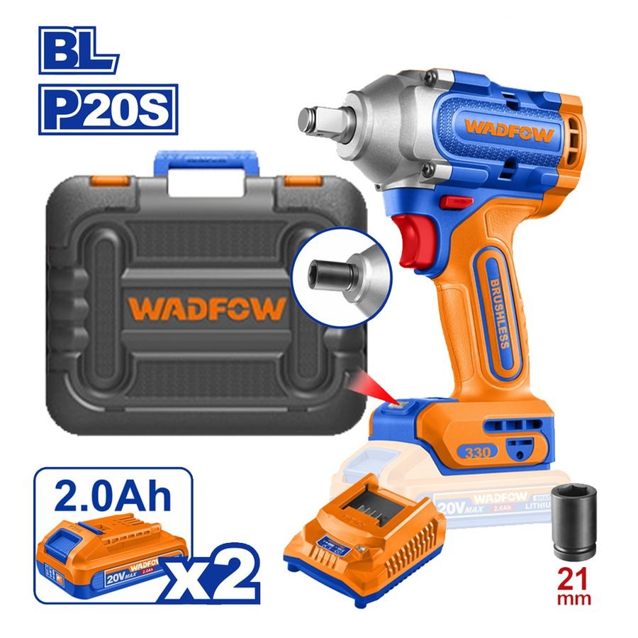 Wadfow WCD1B33 Cordless Impact Wrench 20V