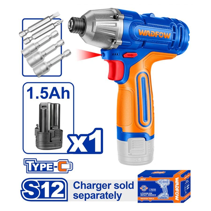 Wadfow WCD25101 Cordless Impact Driver 12V