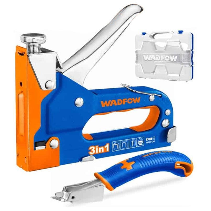 Wadfow Wadfow WGU4B06 3in1 Staple Gun Set, Power Tools Nailers & Staplers — Southend Philippines