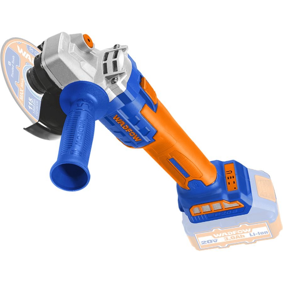 Wadfow Wadfow WLAPM11 Li-Ion Angle Grinder 20V, Power Tools Grinders — Southend Philippines