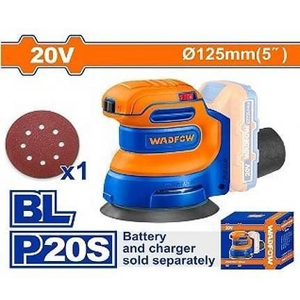 Wadfow Wadfow WRAP5030 Random Orbit Sander 20V (Bare), Power Tools Sanders — Southend Philippines