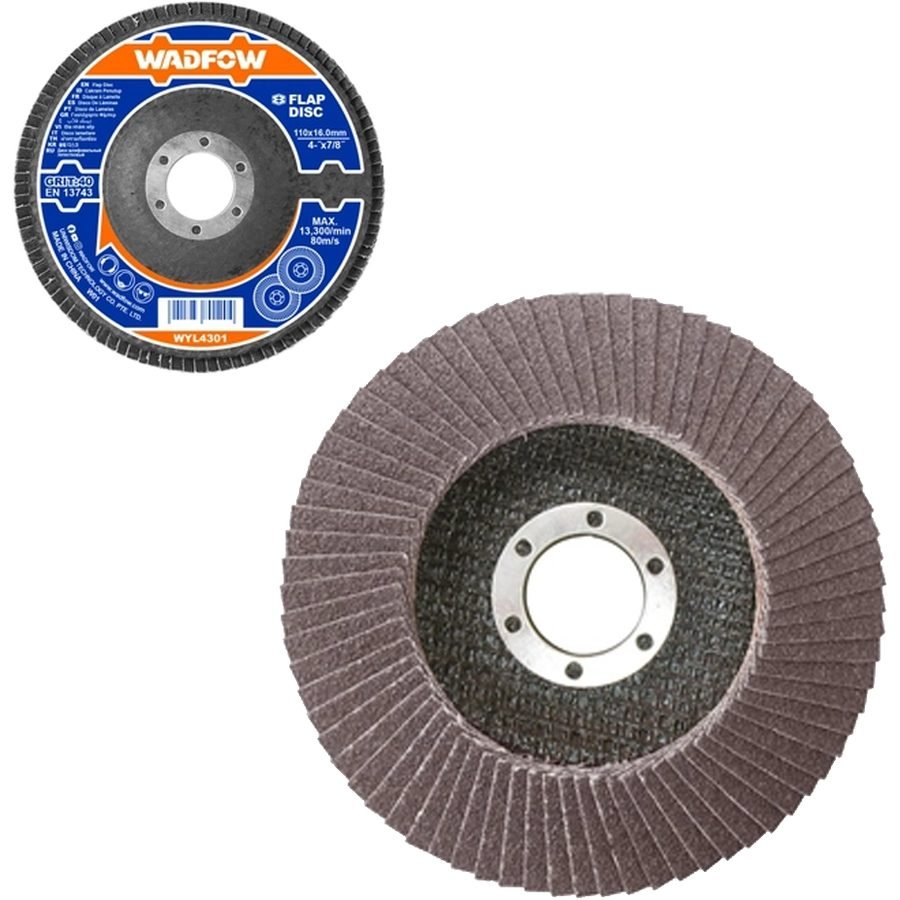 Wadfow Wadfow WYL3301 Flap Disc 150mmx22mm P40, Power Tools Bits, Blades & Discs — Southend Philippines