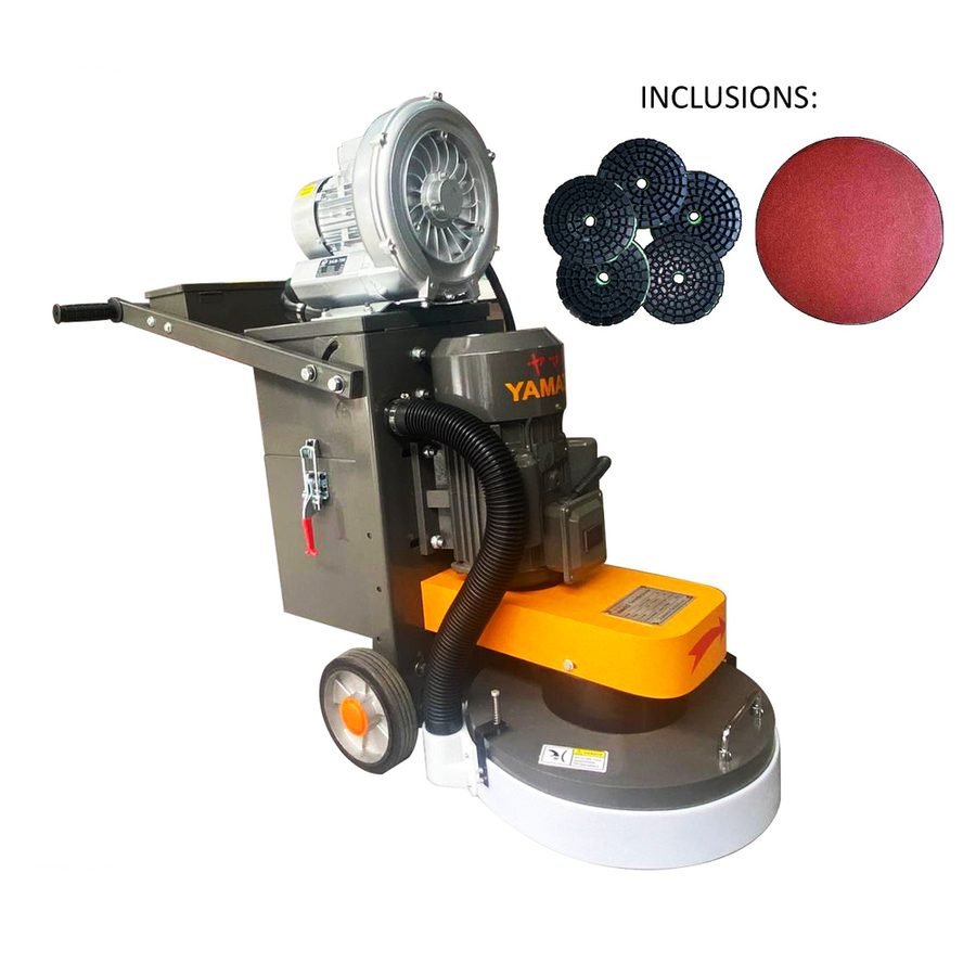 Yamato Yamato YFGM-400 Concrete Grinder Machine W/ Vacuum, Power Tools Grinders — Southend Philippines