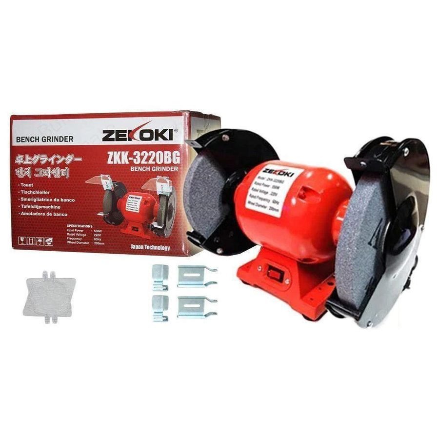 Zekoki Zekoki ZKK-3220BG Bench Grinder 8" 550W, Power Tools Grinders — Southend Philippines
