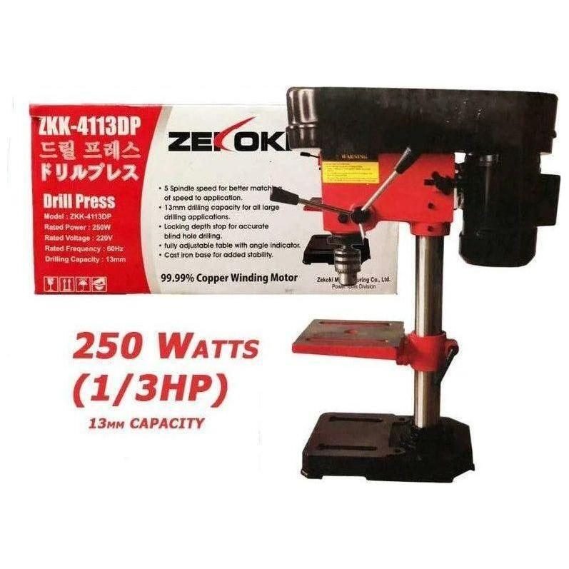 Zekoki ZKK-4113DP / ZKK-4113DPX Bench Drill Press 250W (1/3HP)