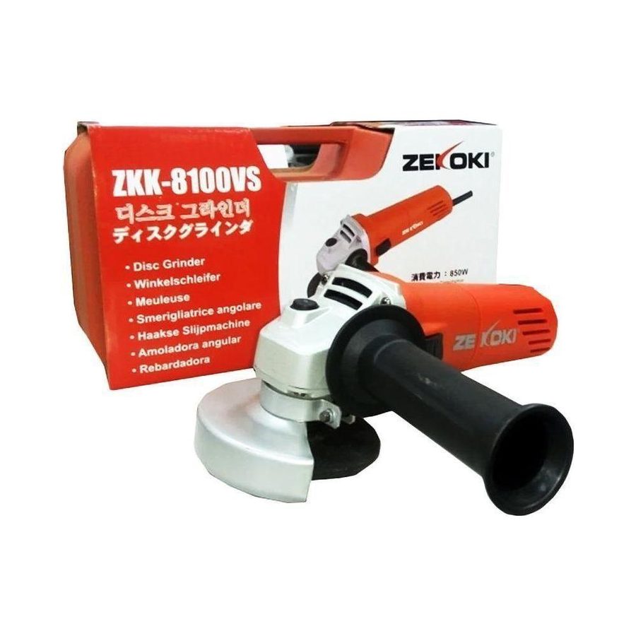 Zekoki Zekoki ZKK-8100VS Angle Grinder 4" 850W (Variable Speed), Power Tools Grinders — Southend Philippines