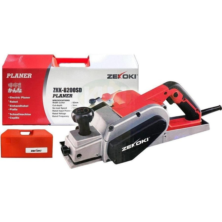 Zekoki Zekoki ZKK-8200SD Wood Planer With Case 3-1/4" 750W, Power Tools Routers & Planers — Southend Philippines