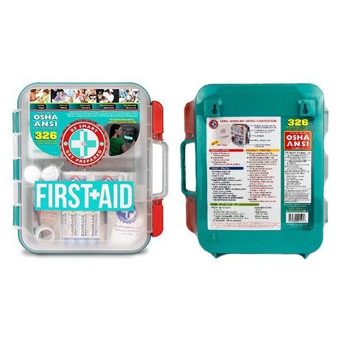 326 Pieces First Aid Kit OSHA-ANSI For 25 Persons, PPE Eyewash, Showers & First Aid — Southend Philippines